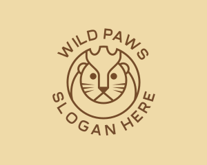 Lion Animal Zoo logo design