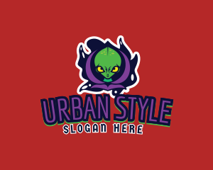 Urban - Urban Alien Hoodie logo design