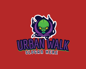 Urban Alien Hoodie logo design