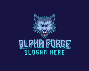 Wolf Hunter League logo design