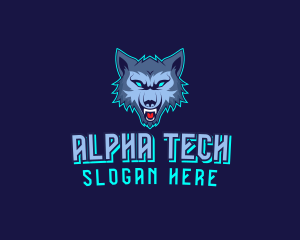 Alpha - Wolf Hunter League logo design