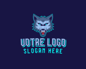Streamer - Wolf Hunter League logo design
