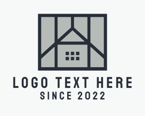 Rental - Property Roofing Contractor logo design