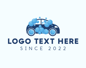 Auto - Bubble Car Wash logo design