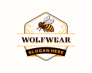 Honey Bee Apiary Logo