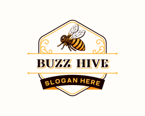 Honey Bee Apiary logo design