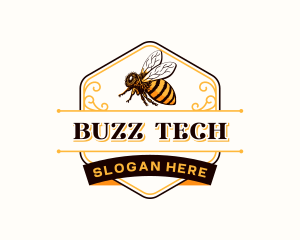 Honey Bee Apiary logo design