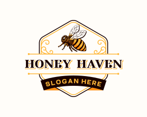 Apiary - Honey Bee Apiary logo design