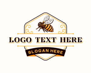 Honey Bee Apiary Logo