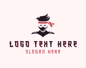 Stealth - Ninja Boy Character logo design
