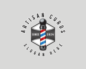 Barbershop Salon Grooming logo design