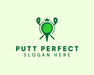 Golf Ball Tournament Sports logo design