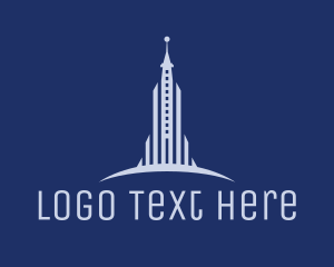 Blue Office Tower  logo design