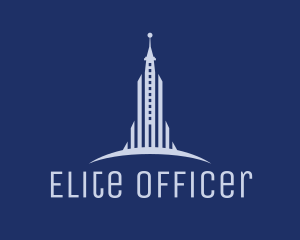 Blue Office Tower  logo design