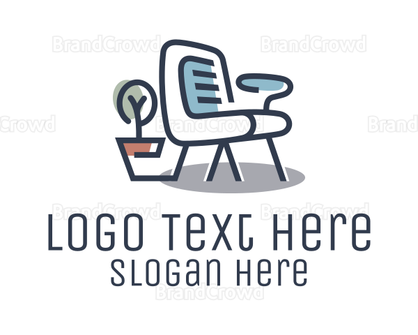 Modern Office Chair Logo
