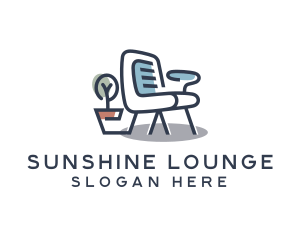 Modern Office Chair logo design