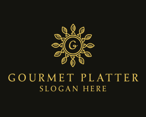 Platter - Sun Fish Restaurant logo design
