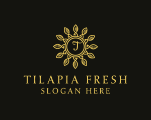 Tilapia - Sun Fish Restaurant logo design