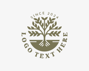 Gardening - Sustainable Tree Planting logo design