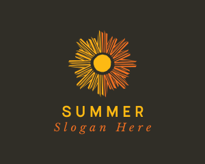 Summer Solar Sun logo design