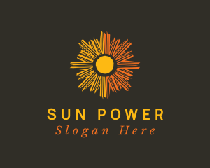 Solar - Summer Solar Sun logo design