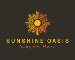 Summer Solar Sun logo design