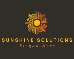 Sunlight - Summer Solar Sun logo design