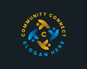 People Support Community logo design