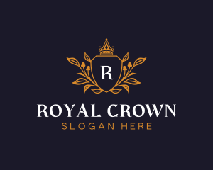 Regal Shield Monarch logo design