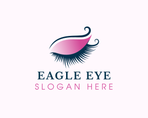 Beauty Elegant Eyelashes  logo design