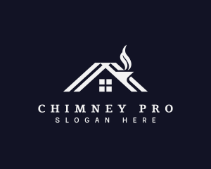 Chimney - House Chimney Roof logo design