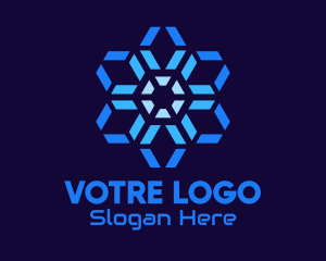 Customer Service - Hexagon Radial Network logo design