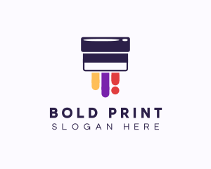 Ink Paint Printing logo design