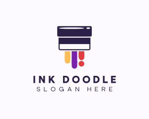 Ink Paint Printing logo design