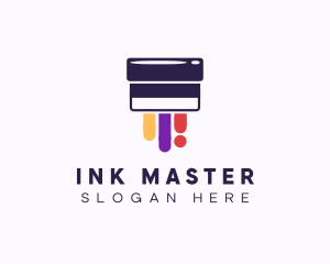 Ink Paint Printing logo design