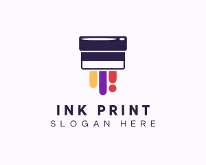Print - Ink Paint Printing logo design