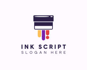 Ink Paint Printing logo design