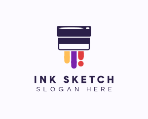 Ink Paint Printing logo design