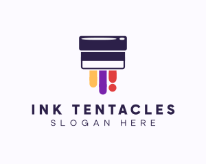 Ink Paint Printing logo design