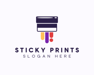 Ink Paint Printing logo design