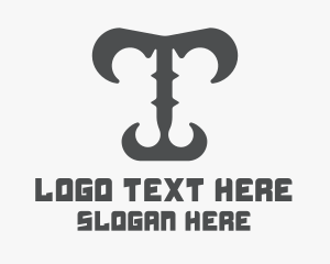 Steel Blade Letter I Logo