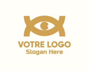 Civilization - Golden Horus Eye logo design
