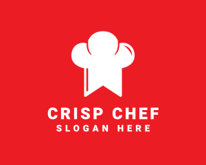 Chef Restaurant Hat Bookmark  logo design