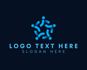 Collaboration - Human Community Group logo design