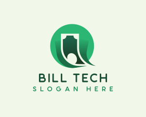 Bill - Money Currency Bill logo design