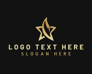 Stellar - Star Fire Entertainment logo design