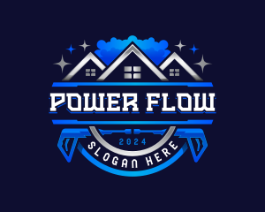 Power Washer Sanitation logo design