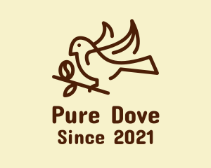 Dove Bean Branch  logo design