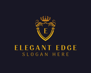 Upscale Regal Shield logo design