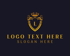 Monarchy - Upscale Regal Shield logo design